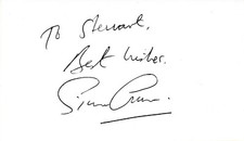 Simon Groom Autograph - Blue