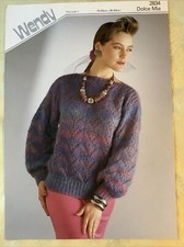 Wendy knitting pattern 2834