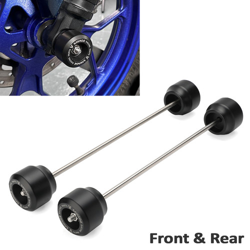 Front rear wheel fork - rear, axle