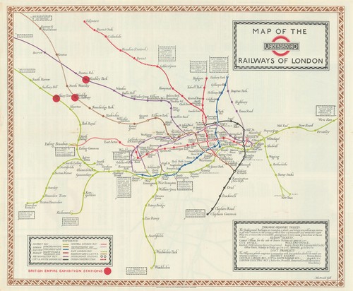 Map the underground - map, of