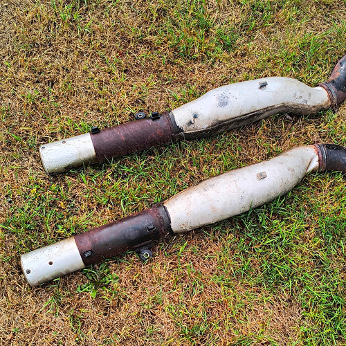 Rg500 top exhausts oem - rg500,