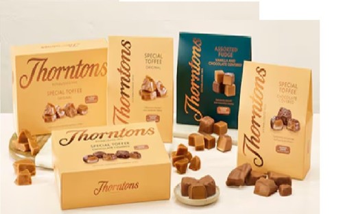 Thorntons toffee fudge - thorntons, &