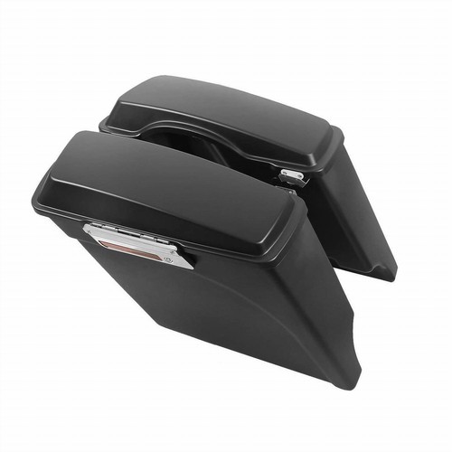 Matte black saddlebags - 5'',