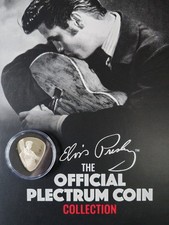 Collectors Limited Edition Official Elvis Presley Plectrum Coin & Premium Album 