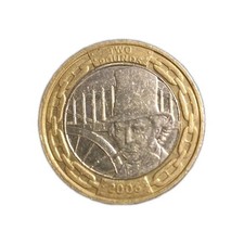 Abraham Lincoln 2 Pound Coin -