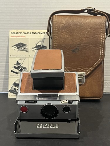 Polaroid land camera tan - polaroid,