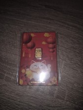 Pamp 1g Gold Lucky Cat Bar 24k