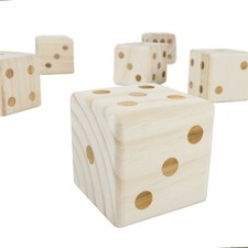 Giant Dice Set Wooden Yard
