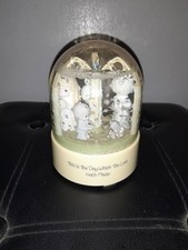 Vintage Enesco Precious Moments The Wedding March Music Box - 1985