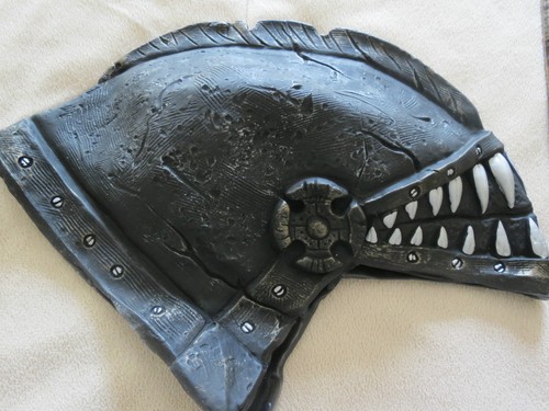 Monster rubber helmet with - monster,