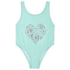 Baby Girls Swimming Costume Swimsuit One Piece Summer Holiday Heart Bathing Suit