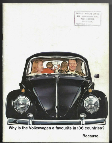 Volkswagen beetle 1962 - 1962-1963, uk