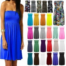 Womens Ladies Strapless