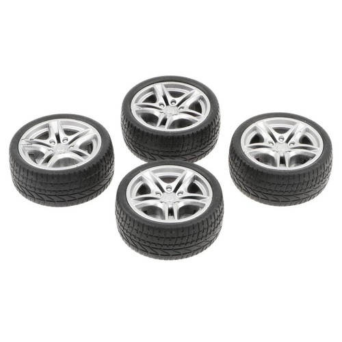 Rubber tires car robot - &,