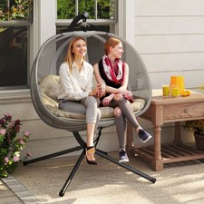 Double Hanging Egg Chair