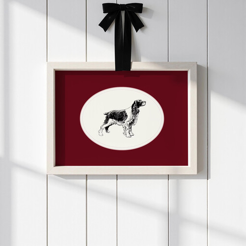 Vintage springer spaniel art - vintage,