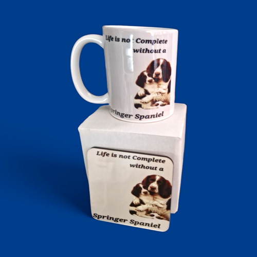 Springer spaniel mug hand - springer,