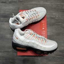 Nike Air Max 95 Men's Trainers Shoes Wolf Grey/Orange UK 6 RRP £175 (No lid)