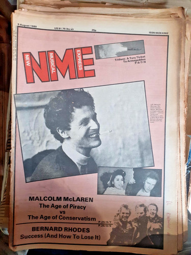 Nme august 1980 malcolm - 1980:,