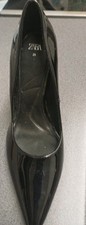 Zara Basic Collection Glossy Black High Heel Stiletto Shoes EUR 38/5