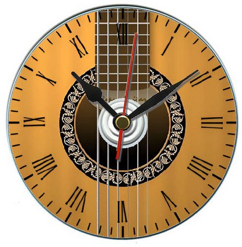Acoustic guitar clock - acoustic,