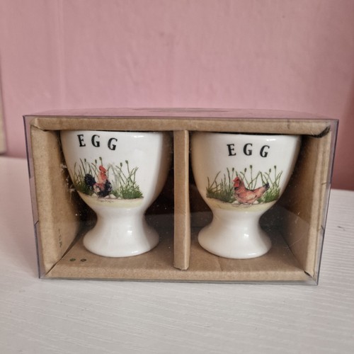 Egg cups rooster chicken - cups,