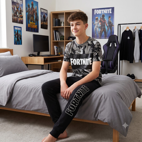 Boys official fortnite pyjamas - official,