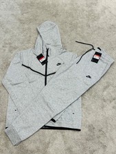 Nike Tech Fleece Tracksuit Mens Grey Large (Slim Fit)