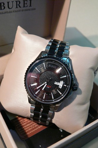 Burei mens watch s15010m black - burei,