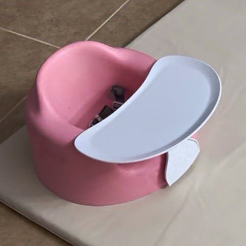 Pink bumbo floor chair with - floor,