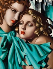Tamara de Lempicka Signed Oil