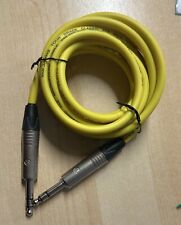 Van Damme silver plated 6.3mm 1/4 Jack to 1/4"  Jack Neutrik microphone cable