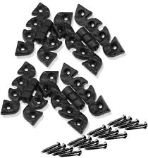 10x Black Antique Cast Iron Cabinet Hinges - Ornate Snake & Butterfly Design