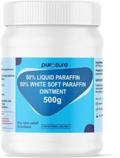 Liquid Paraffin Ointment 50% White Soft Parafin Onintment For Dry Skin - 500g