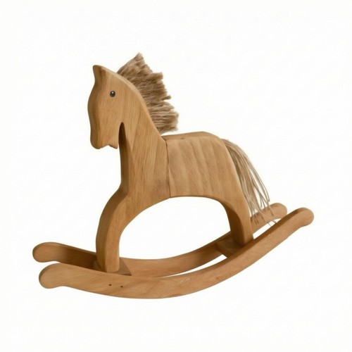 Artisanal wooden rocking horse - rocking,