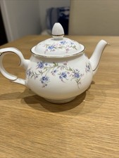 Duchess Tranquillity Bone China Teapot with Lid Forget-Me-Nots Pattern