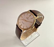 Omega Seamaster DeVille 14K Gold Bezel Automatic mechanical Wristwatch 1964