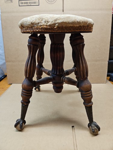 Antique oak victorian - oak, swivel