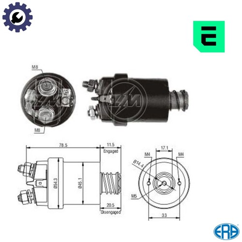 Solenoid switch starter - solenoid,