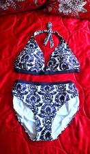 JOULES Navy Floral Bikini Set