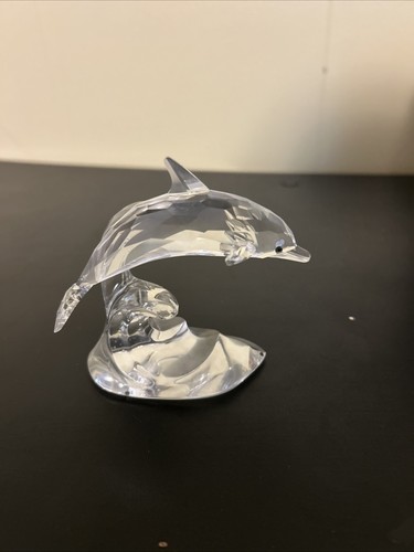 Swarovski dolphin wave - dolphin, a