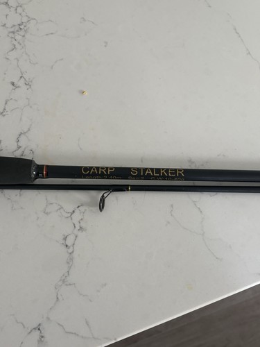 Carp stalker rod 8ft 2pc - rod,