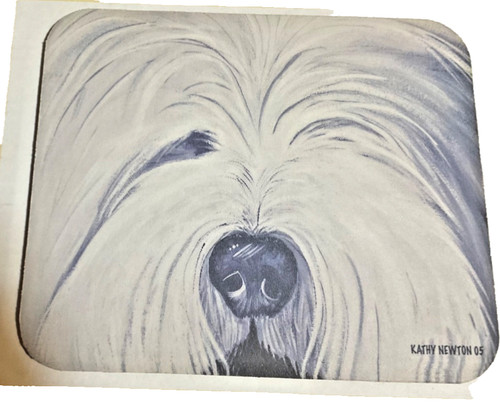 Old english sheepdog mouse - mouse, pad