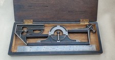 Lufkin Rule Co 4 piece combination set in fitted wooden box
