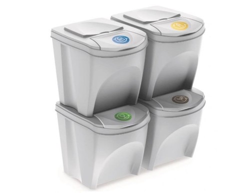 Sorting bins recycling - sorting,