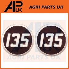 2x Side Bonnet Hood Badge