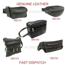 Real Leather Bum Bag Security