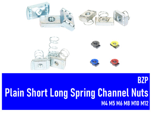 Channel nuts unistrut plain - channel, no