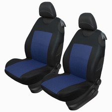 2 Blue Front Car Seat Covers