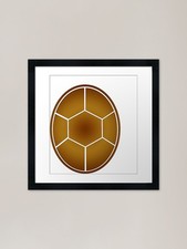 Turtle shell Framed Art Print